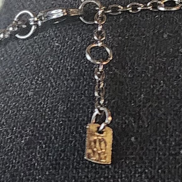 JLO Jennifer Lopez Black Gray Rhinestone Sparkle Balls Beads Choker 16" Necklace - Picture 9 of 16